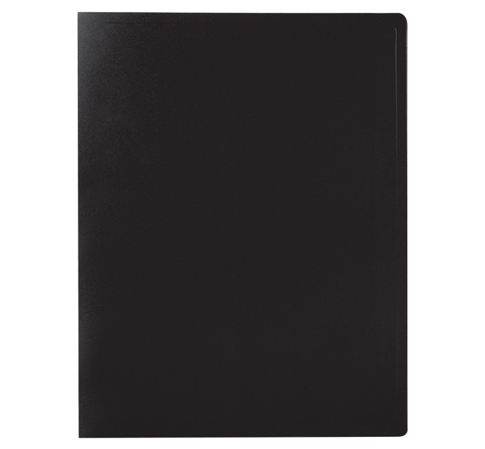 Папка на 10 вкладышей, A4, черная, 0.5 мм 225689