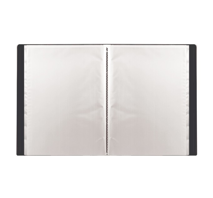 Папка на 10 вкладышей, A4, черная, 0.5 мм 225689