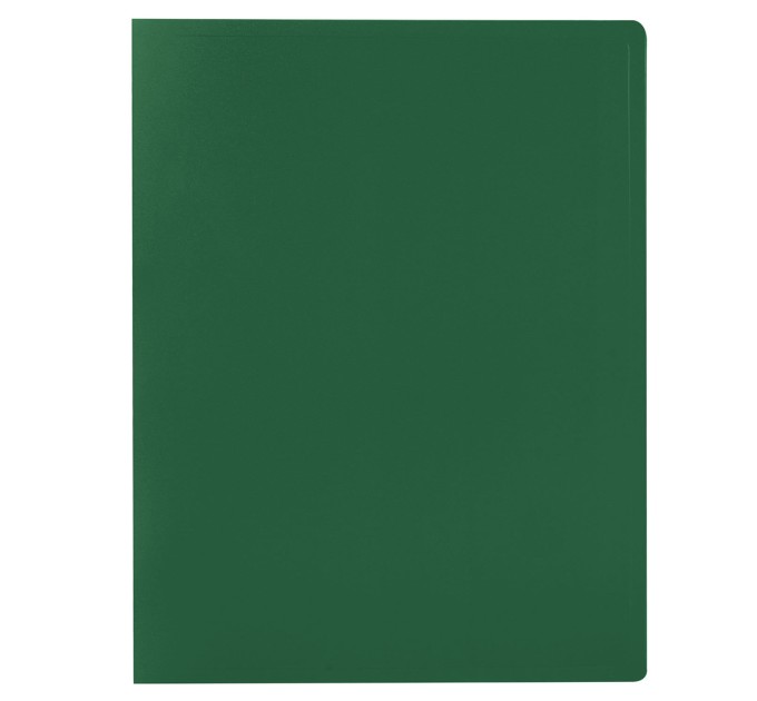 Папка на 20 вкладышей А4, зеленая, 0.5 мм 225695