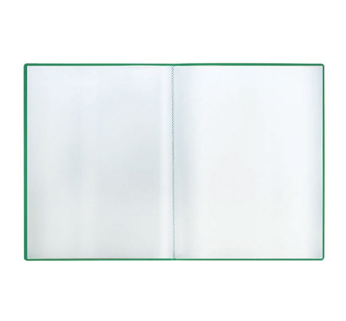 Папка на 20 вкладышей А4, зеленая, 500 мкм ММ-32198