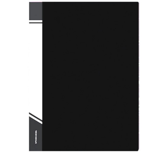 Папка на 80 вкладышей, А4, черная, inФормат 0180NP-80Вk
