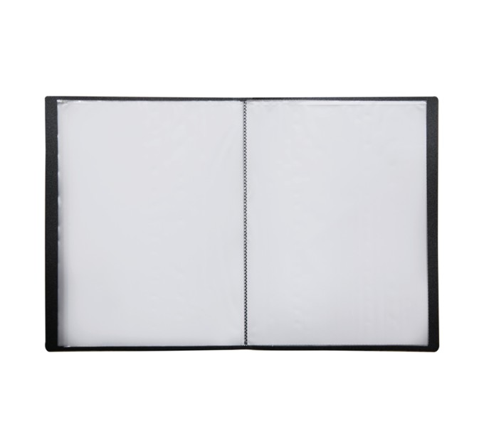 Папка на 40 вкладышей, A4, черная F40L1_291