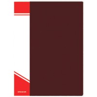 Папка на 20 вкладышей, А4, красная, inФормат 0145NP-20R