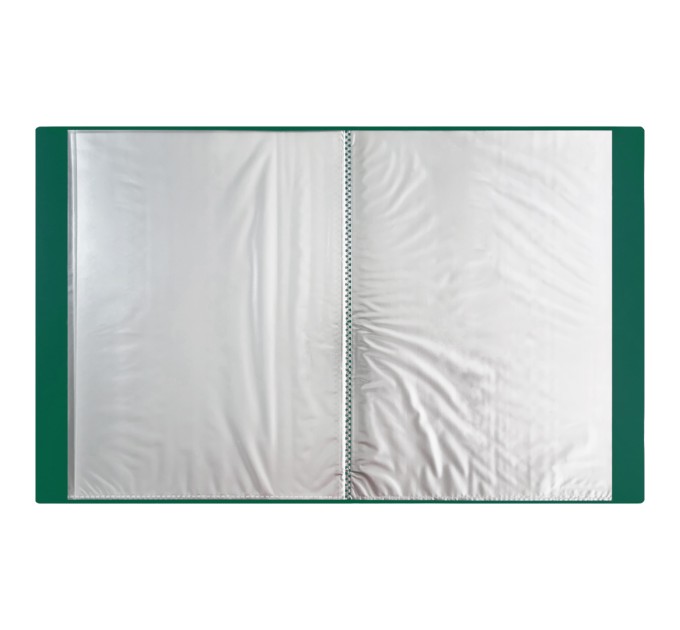 Папка на 60 вкладышей А4, зеленая HF60AP