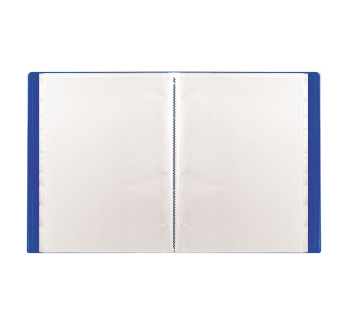 Папка на 30 вкладышей А4, синяя, 0.5 мм 225696