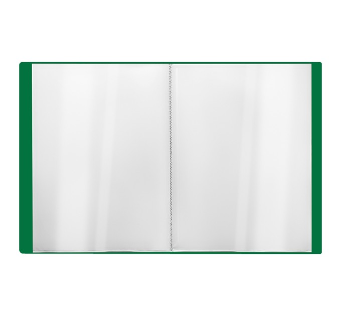 Папка на 20 вкладышей A4, 14 мм, 600 мкм, зеленая ММ-30610