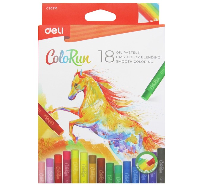 Пастель масляная, 18 цветов С20210