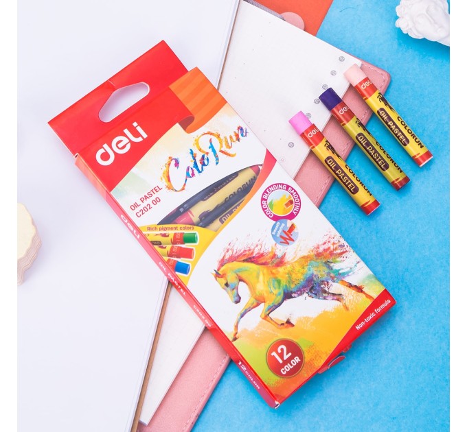 Пастель масляная,12 цветов С20200