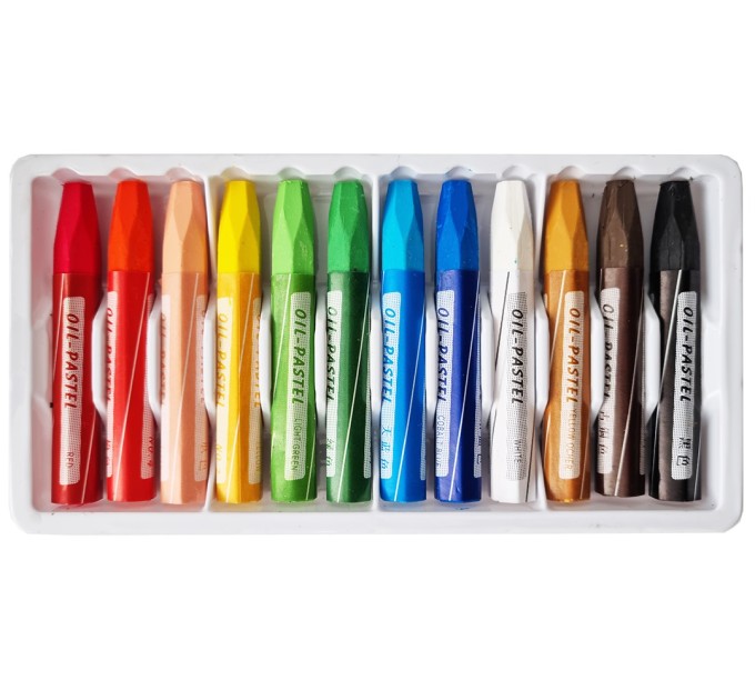 Пастель масляная 12 цветов WB-1211-12