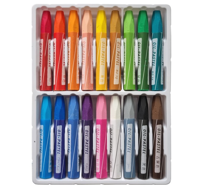 Пастель масляная 18 цветов WB-1211-18