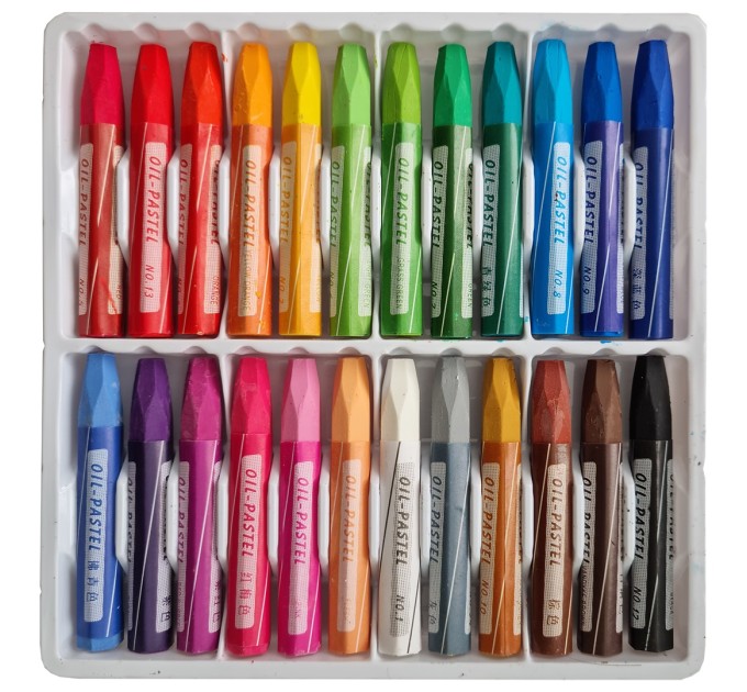 Пастель масляная 24 цвета WB-1211-24