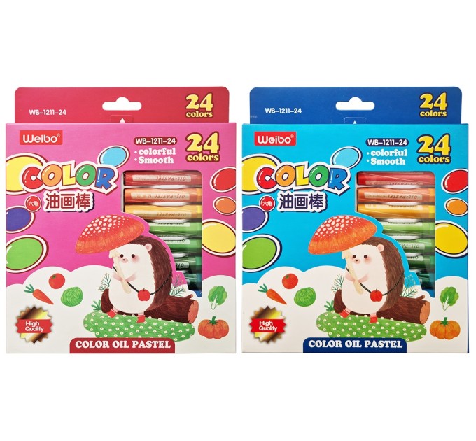 Пастель масляная 24 цвета WB-1211-24