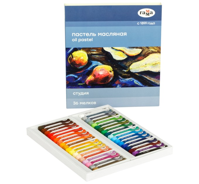 Пастель 36 цветов, ассорти, «Студия» 160320207