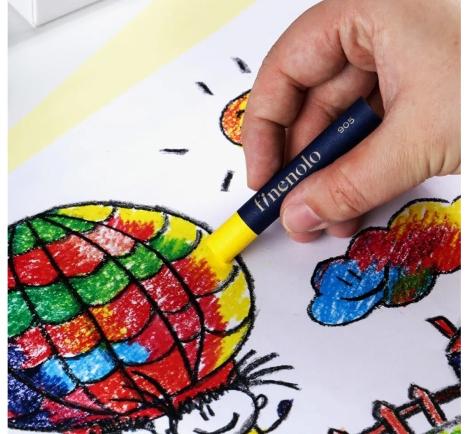 Пастель масляная, 12 цветов, Finenolo C212-12