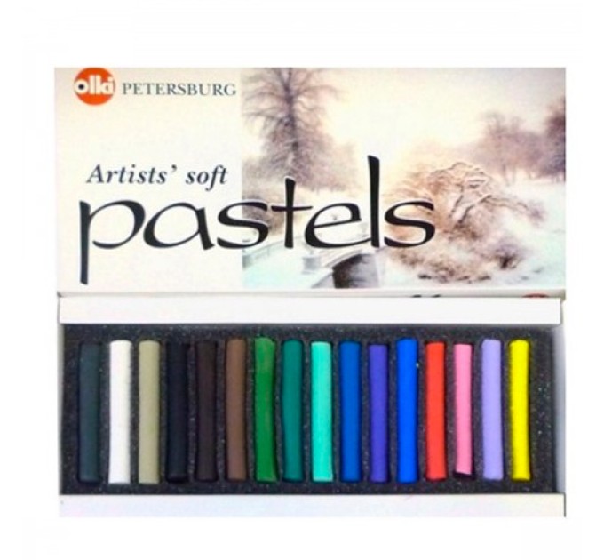 Пастель 16 цветов, «Времена года, Зима» 0397