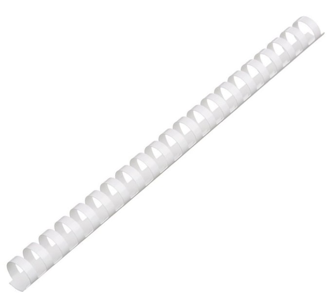 Пружины 22 мм, пластиковые, белые, 50 шт 22mm