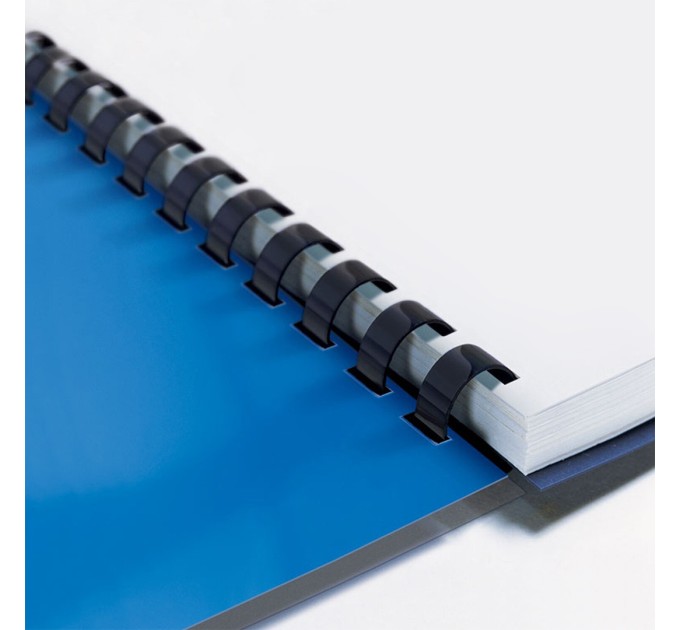 Пружины 6 мм, пластиковые, черные, 100 шт 530809