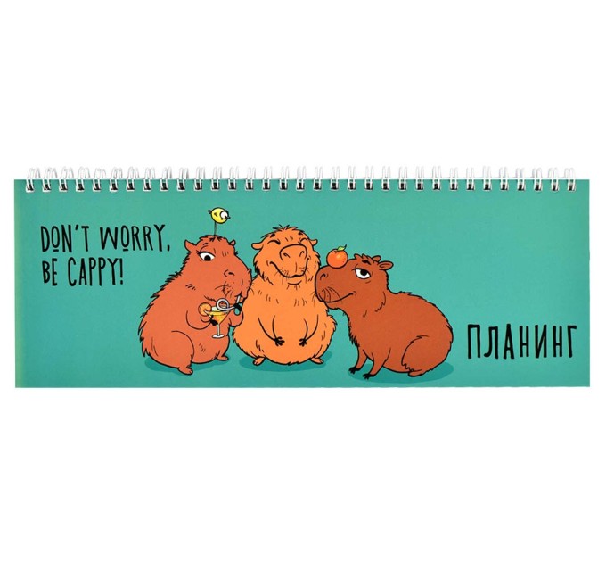 Планинг 290х100, 64 л., «Капибары» 64662