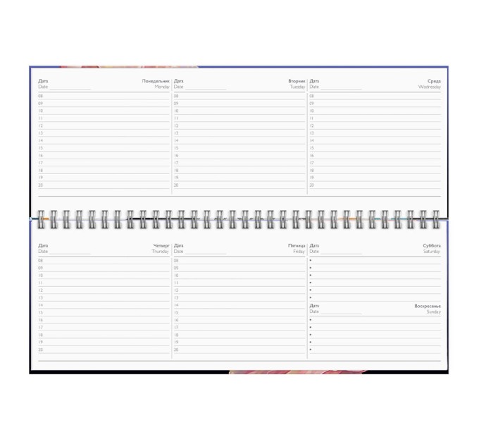Планинг 290х100, 64 л., «Китайская роза» 61637