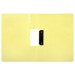Планшет с прижимом+крышка А4, горизонтальный, светло-желтый JW6709L