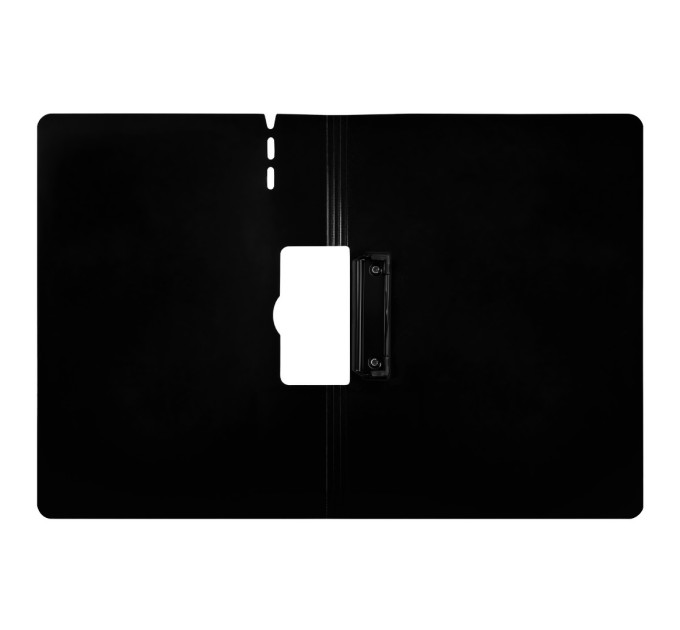 Планшет с прижимом+крышка А4, горизонтальный, черный JW6709L