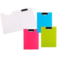 Планшет с прижимом+крышка А4, вертикальный, Deli 75002F