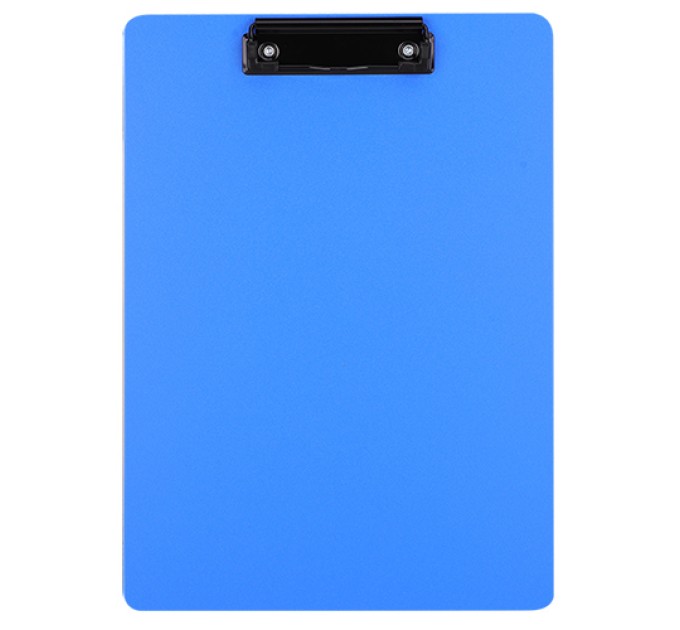 Планшет с прижимом А4, синий F75432