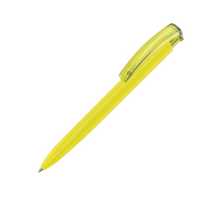 Ручка пластиковая шариковая трехгранная «TRINITY K transparent GUM» soft-touch