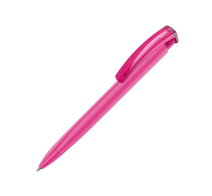 Ручка пластиковая шариковая трехгранная «TRINITY K transparent GUM» soft-touch