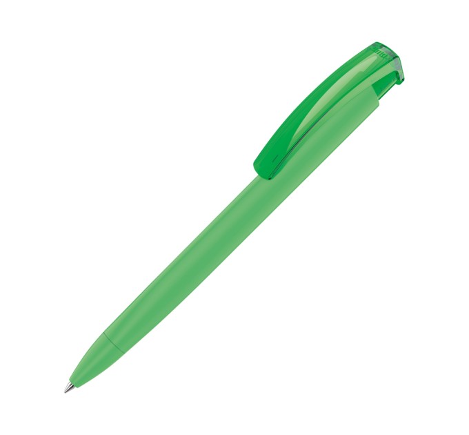 Ручка пластиковая шариковая трехгранная «TRINITY K transparent GUM» soft-touch