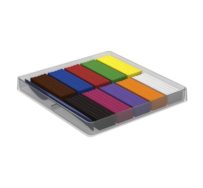 Пластилин 10 цветов/180 г, со стеком, ArtBerry® с Алоэ Вера 41762