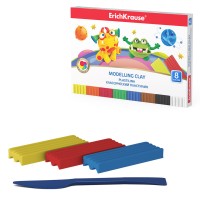 Пластилин 8 цветов/144 г, со стеком, «Cosmic Monsters», ErichKrause® 58467