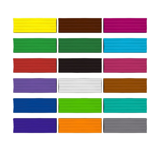 Пластилин 18 цветов/324 г, со стеком, ArtBerry® с Алоэ Вера 41765