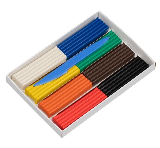 Пластилин 8 цветов/160 г., Лео «ШколаСад» LMC-0108