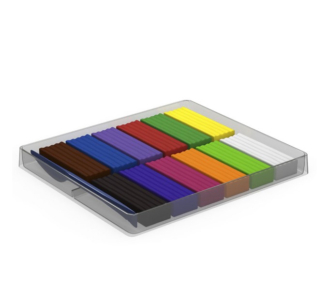 Пластилин 12 цветов/216 г, со стеком, ArtBerry® с Алоэ Вера 41763