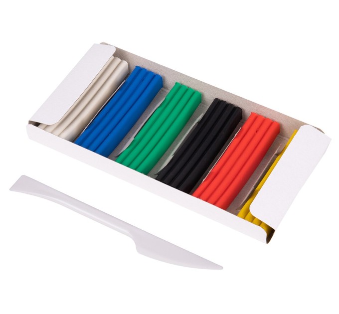 Пластилин 6 цветов/120 г, BRAUBERG KIDS 106435