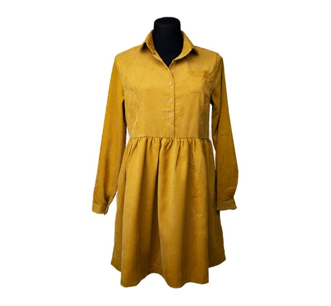 Платье вельветовое