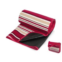 Плед в полоску в сумке Junket