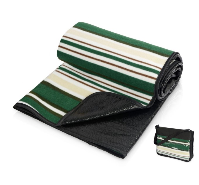 Плед в полоску в сумке Junket