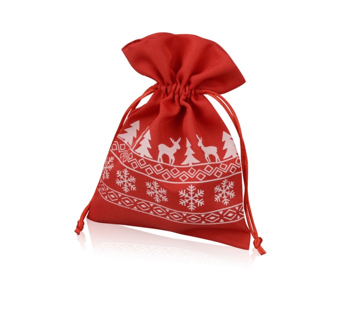 Мешочек подарочный новогодний