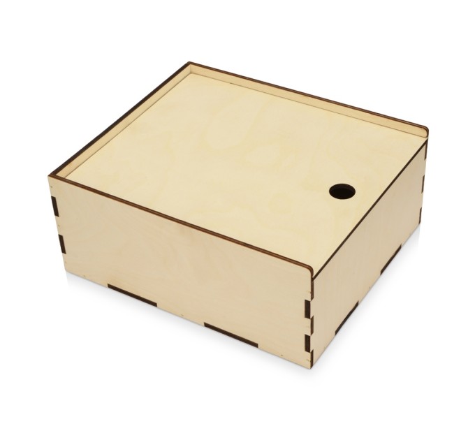 Деревянная подарочная коробка-пенал, размер L