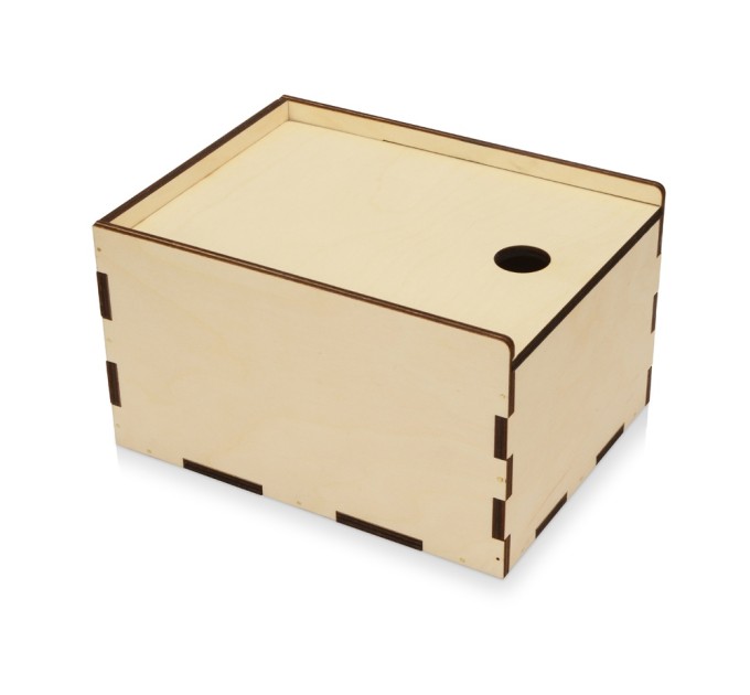 Деревянная подарочная коробка-пенал, размер М