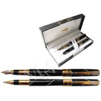 Набор ручек (перо+роллер) в футляре 316ч/80#/2 Набор ручек (перо+роллер) в футляре 316ч/80#/2