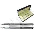 Набор ручек (перо+роллер) в футляре, 903сер/3000#/2