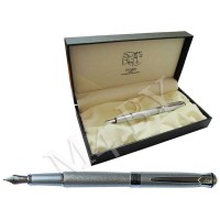 Ручка перьевая серебро в футляре 903сер/3000#/1 Ручка перьевая серебро в футляре 903сер/3000#/1
