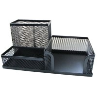 Подставка для канцелярских принадлежностей металлическая, черная Z9058