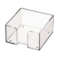 Бокс для бумаги 9х9х5, прозрачный 61пл