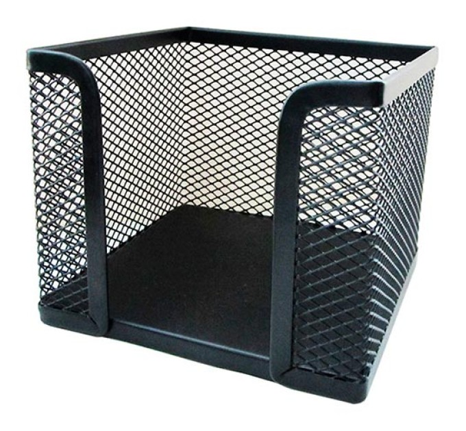 Подставка (бокс) для бумаг металлическая, черная Z701А