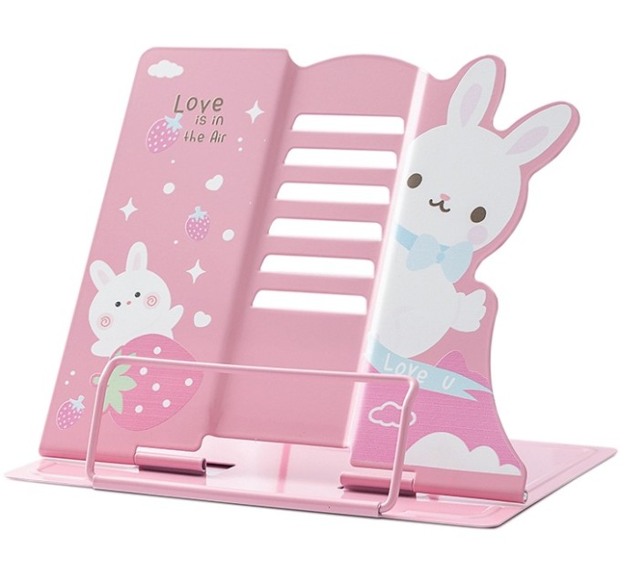 Подставка для книг металлическая, розовая MQ2204CIS