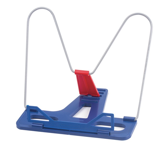 Подставка для книг, пластик/металл, ассорти, в пакете 236658